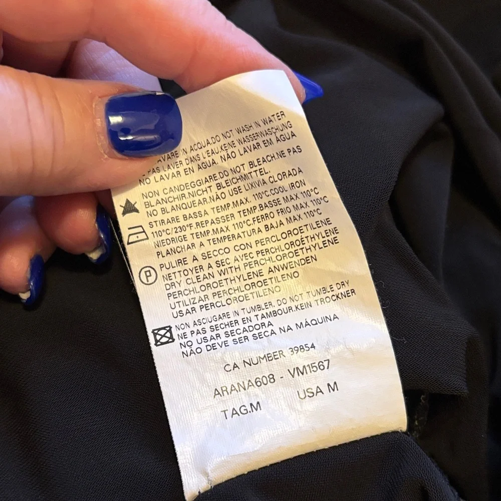 RED Valentino Black Lace Top - Size Medium - Picture 5 of 12